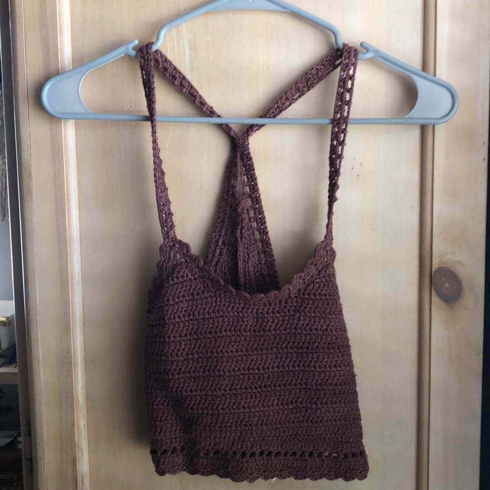 Cropped Knitted Tank